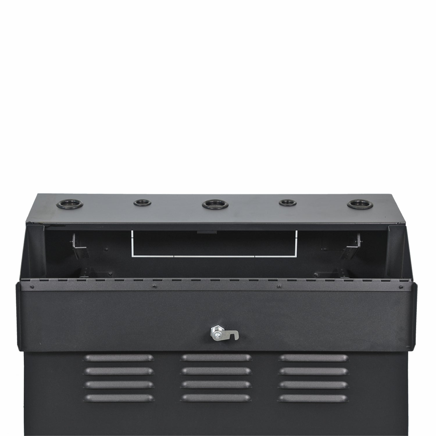 Aeons SWF Series 5U Wall-Mount Rack Cabinet, Extra-Depth, Vertical Mount, Assembled