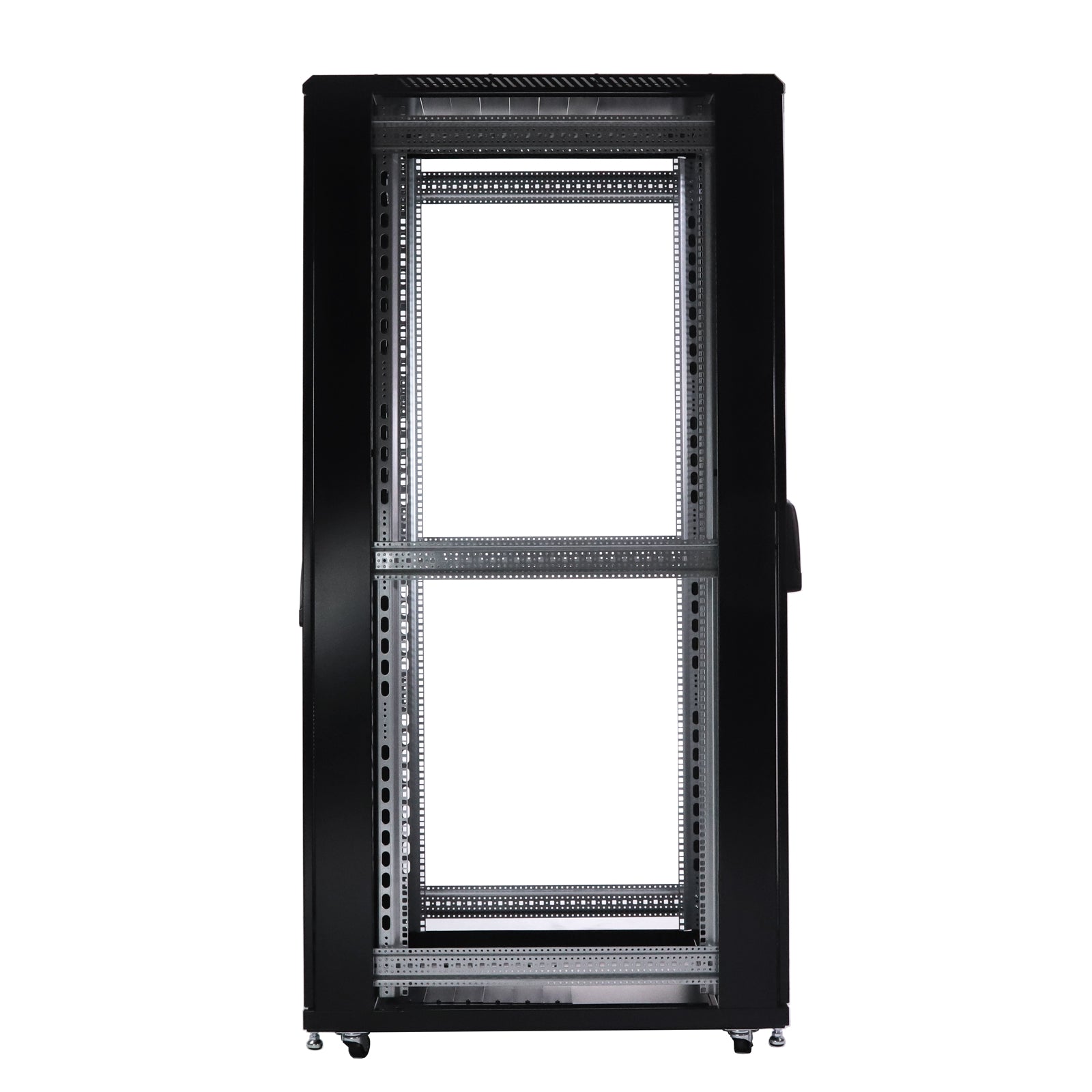 Aeons G-Series 42U Professional Server Rack Enclosure Cabinet Kit, Server-Depth, Secure Perforated Door, Cable Management