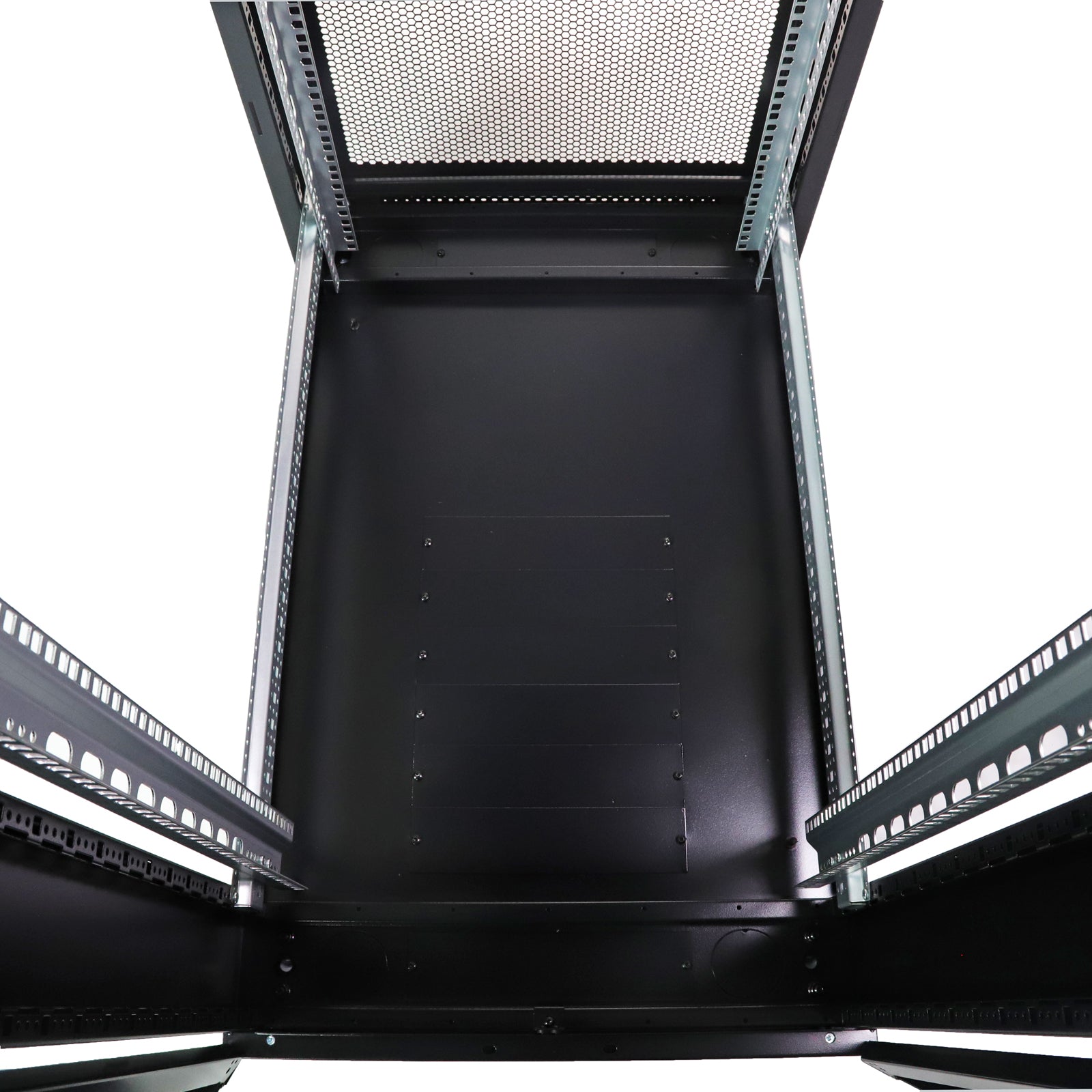 Aeons G-Series 42U Professional Server Rack Enclosure Cabinet Kit, Server-Depth, Secure Perforated Door, Cable Management