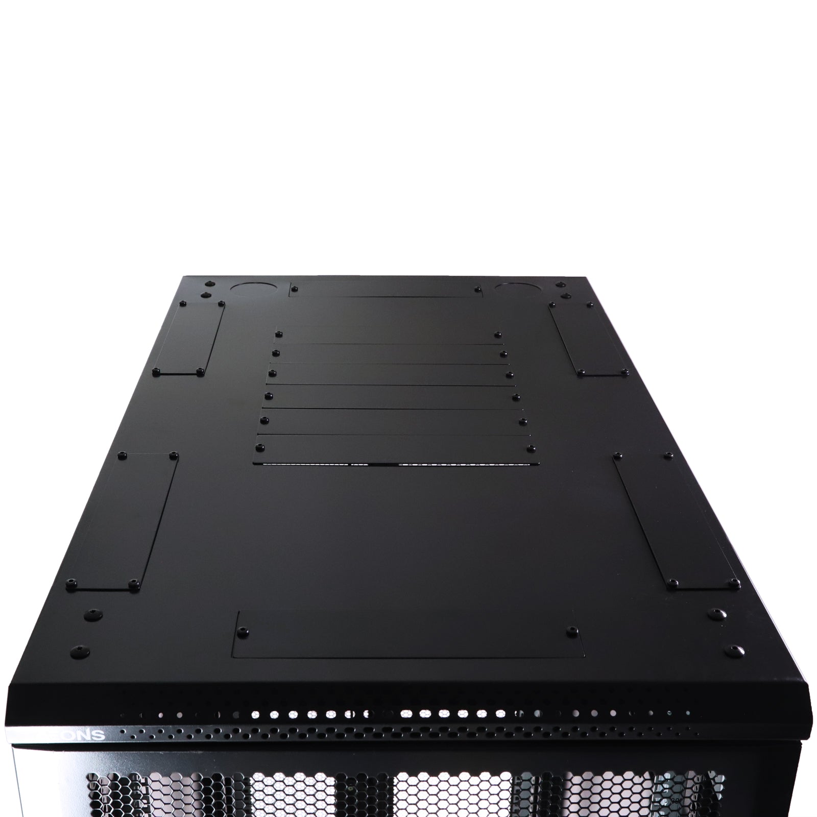 Aeons G-Series 42U Professional Server Rack Enclosure Cabinet Kit, Server-Depth, Secure Perforated Door, Cable Management