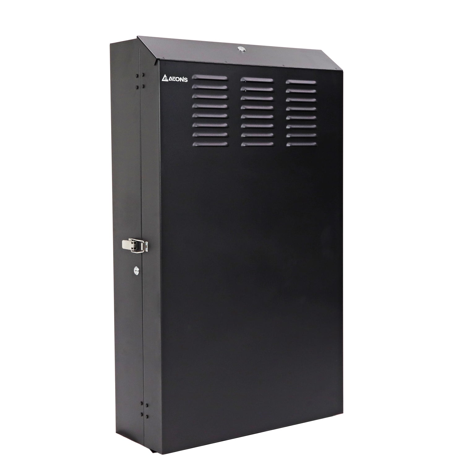 Aeons SWF Series 5U Wall-Mount Rack Cabinet, Extra-Depth, Vertical Mount, Assembled