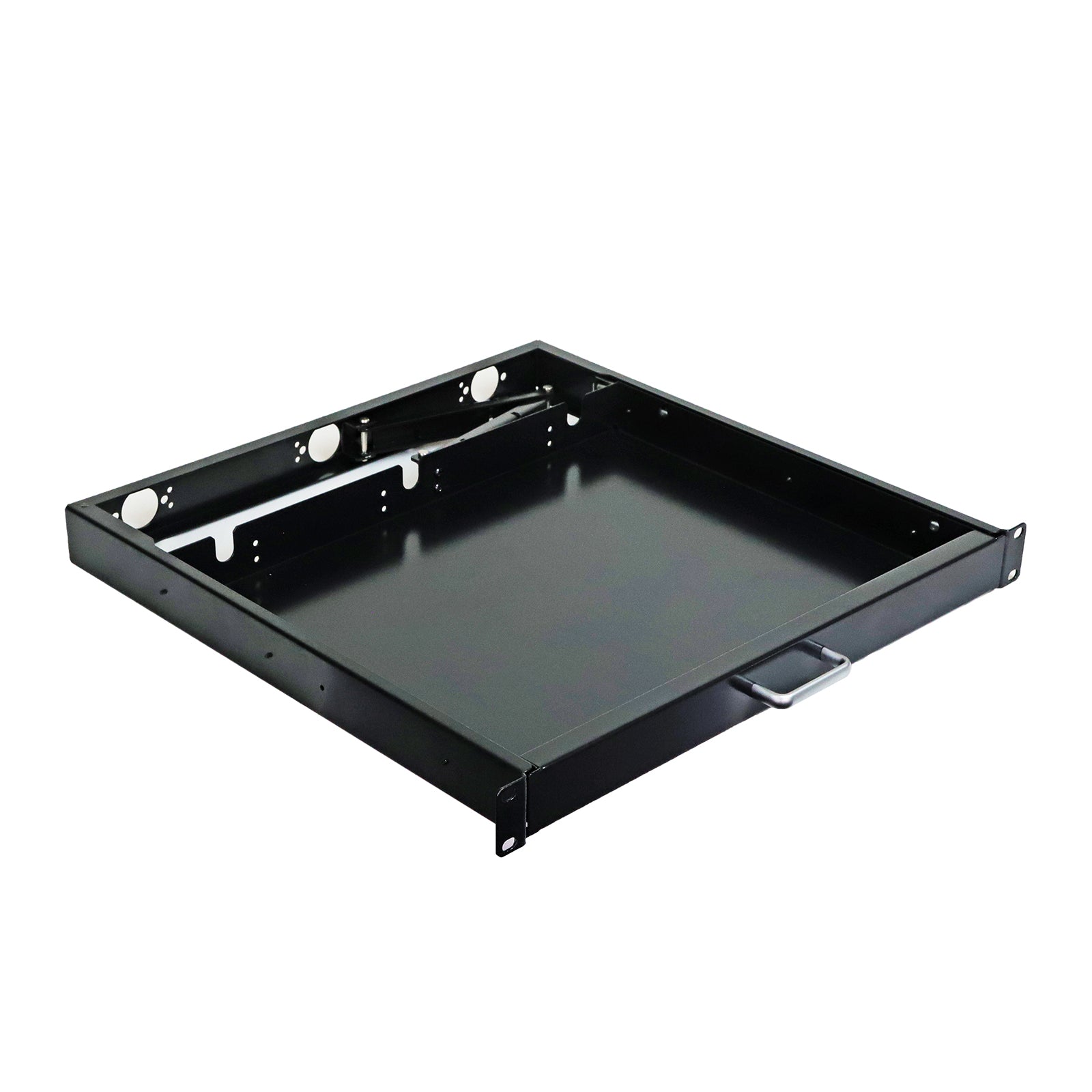 Aeons Premium 1U Rack Mount Sliding Drawer, Server Storage Cabinet Case with Lock
