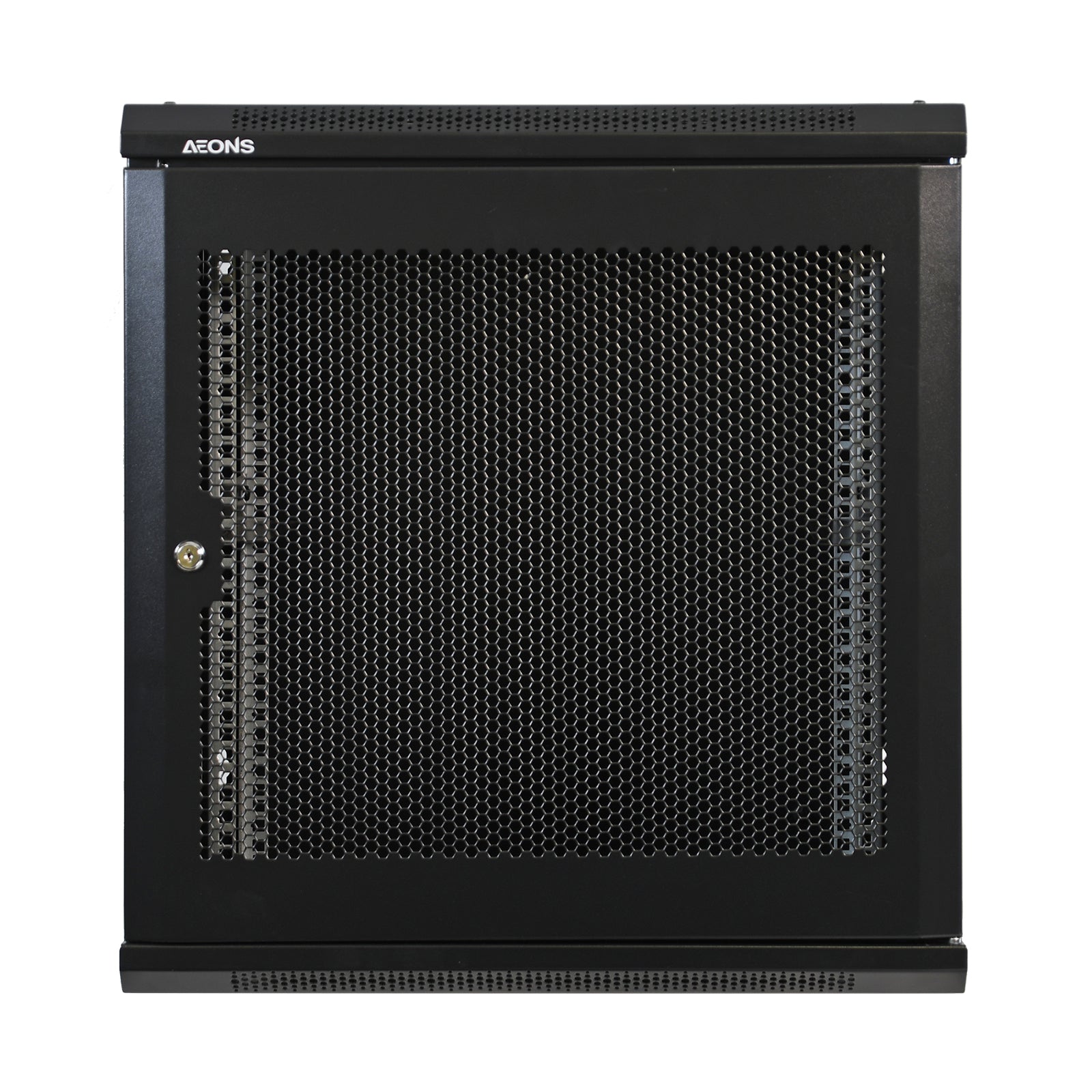 Aeons Pro Series 12U Wall-Mount Rack Cabinet, Switch-Depth, Vented Door