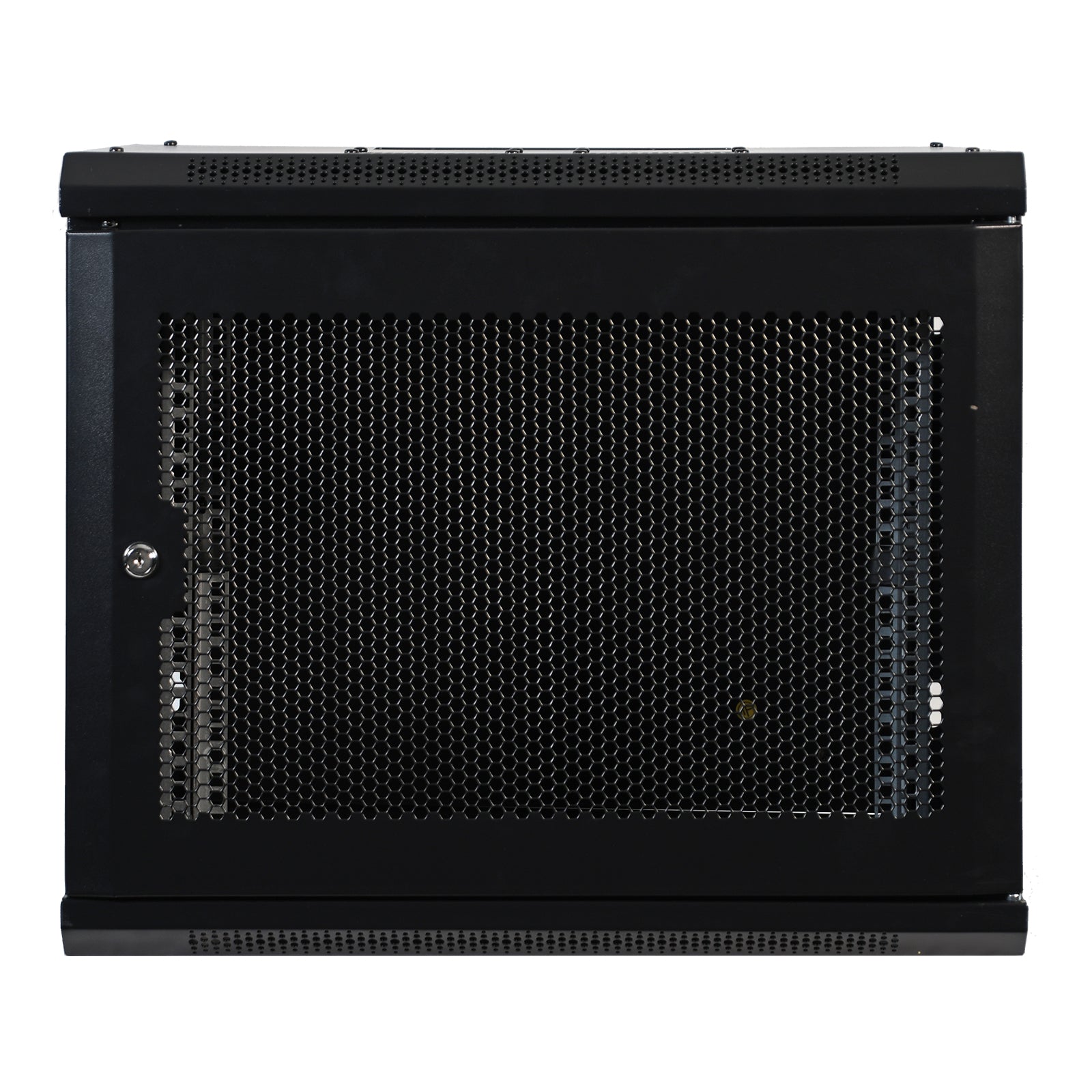 Aeons Pro Series 9U Wall-Mount Rack Cabinet, Switch-Depth, Vented Door