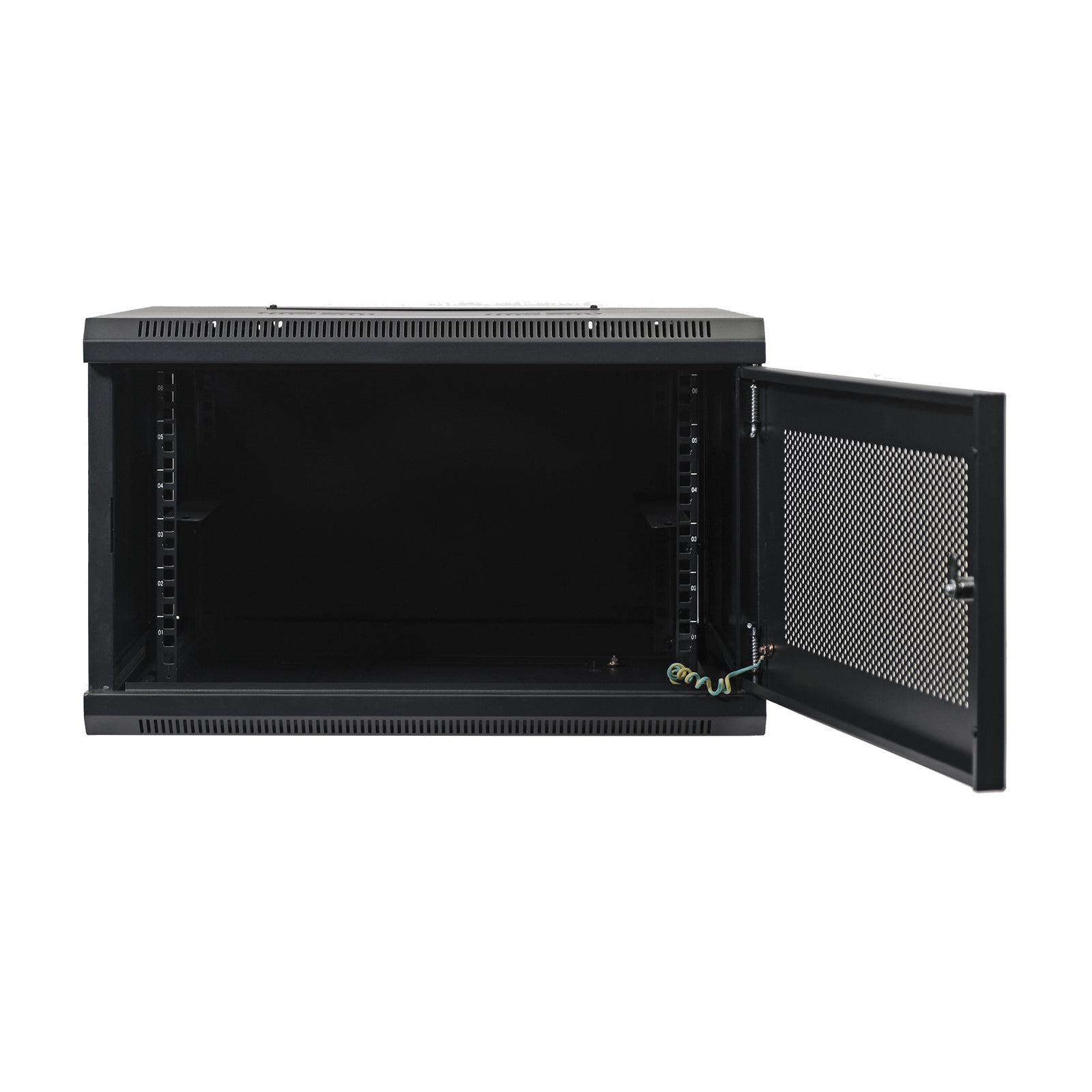 Aeons SC Series 6U Wall-Mount Rack Cabinet, Mid-Depth, Vented Door, Assembled