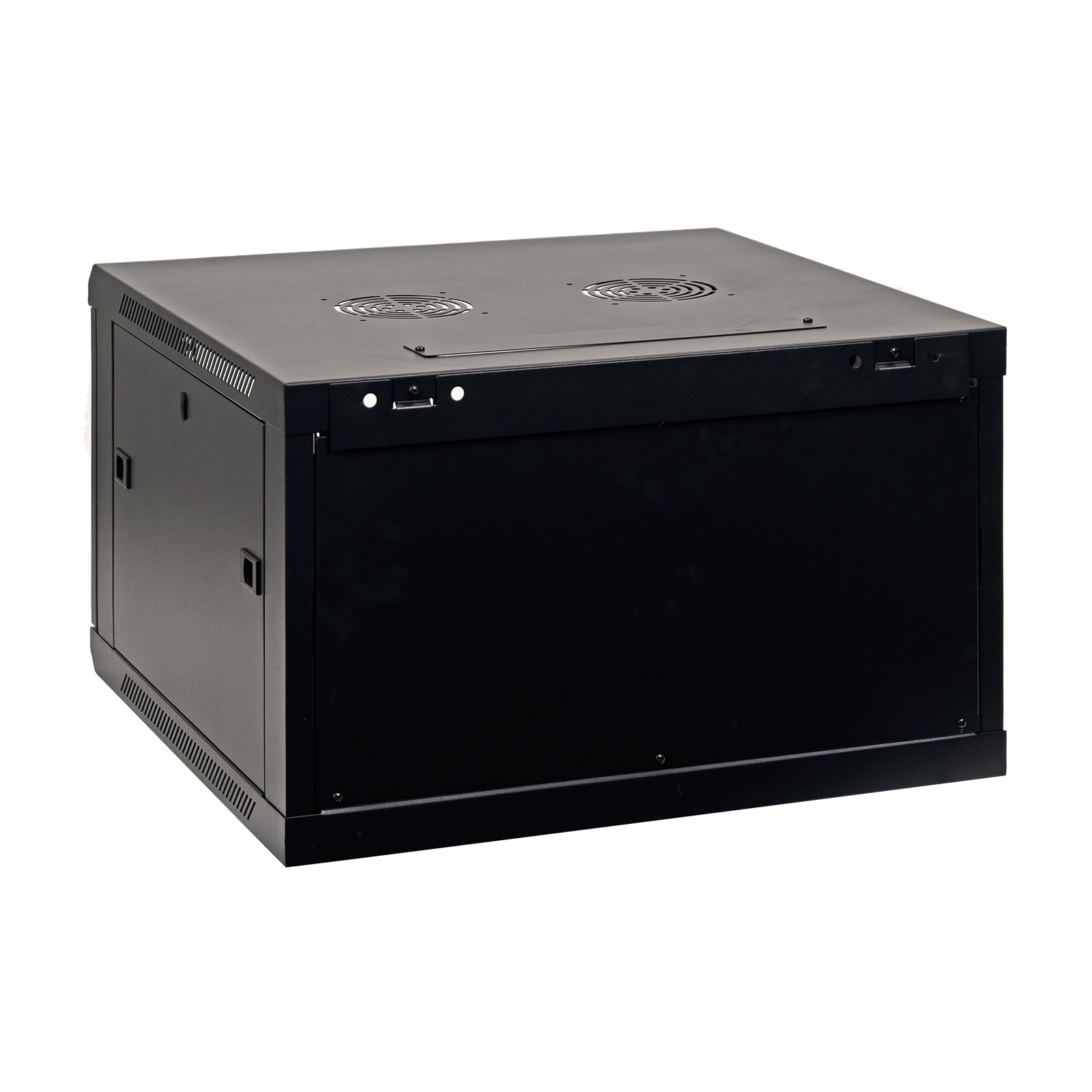 Aeons SC Series 6U Wall-Mount Rack Cabinet, Mid-Depth, Glass Door, Assembled