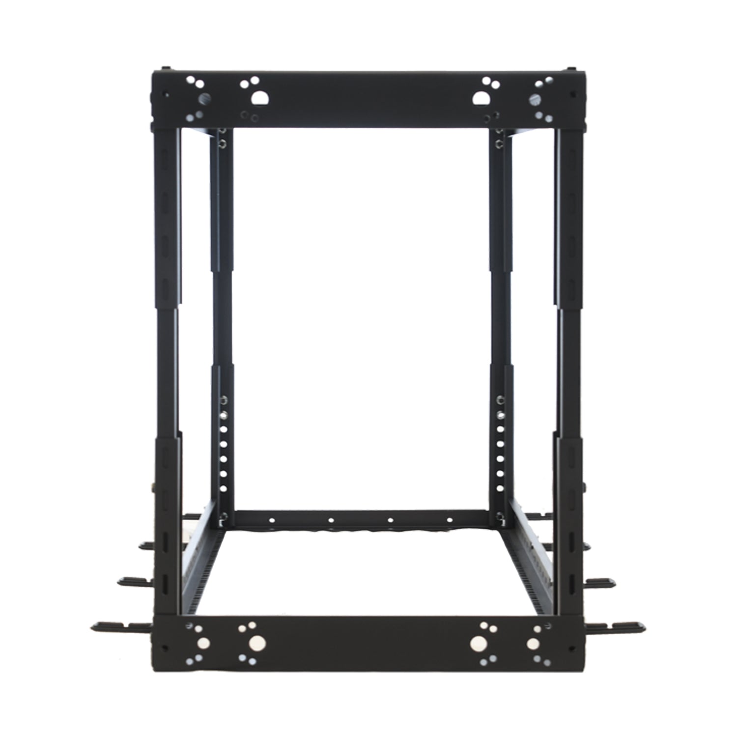 Aeons SR Series 22U 4-Post Open Frame Rack, Adjustable Depth