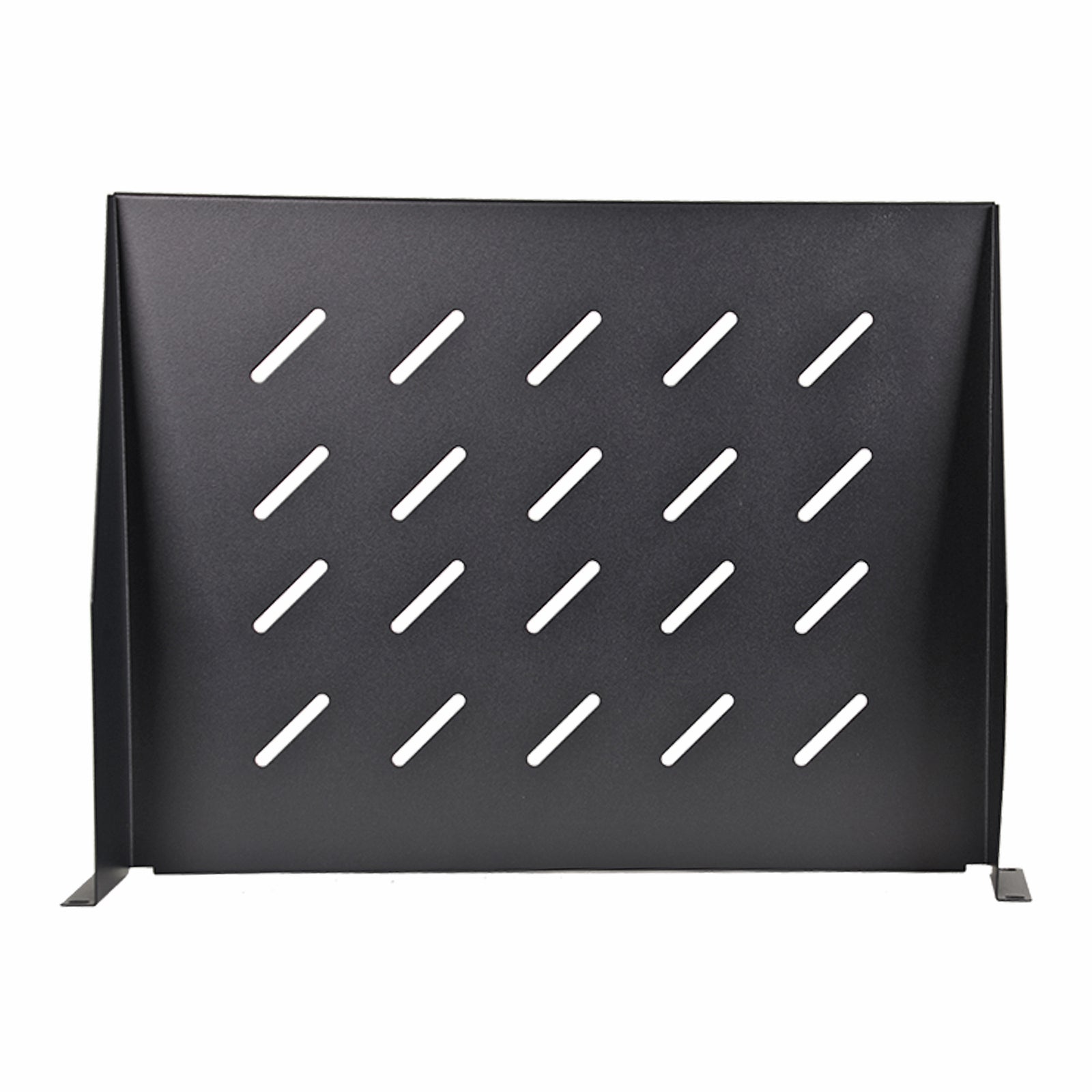 Aeons Universal 2U Rack Mount Vented Cantilever Shelf, 14-inch Depth