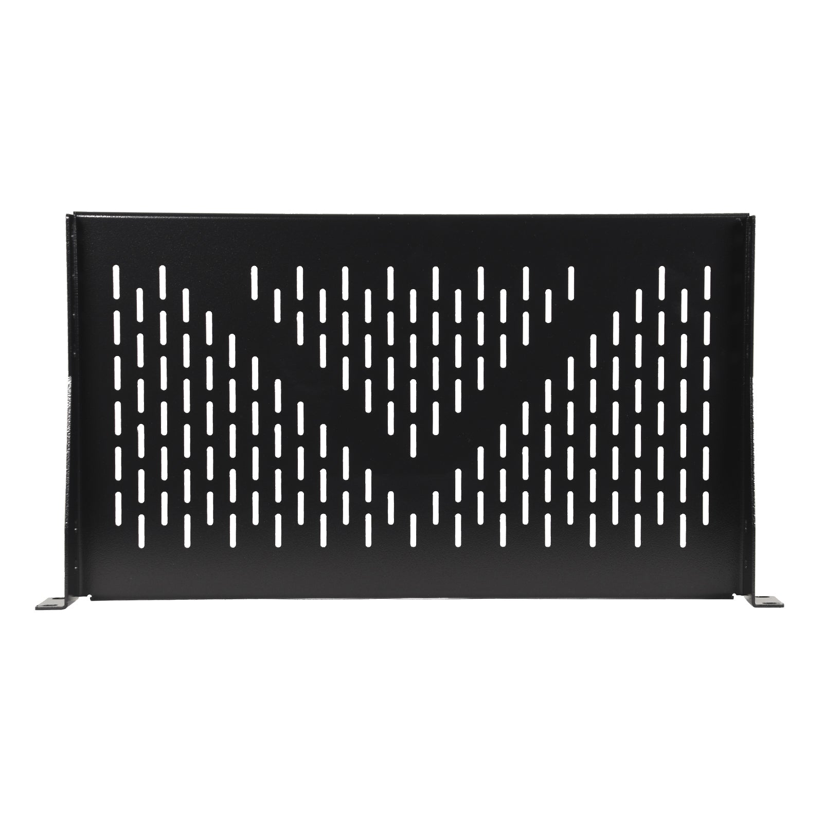 Aeons Premium 1U Server Rack Mount Vented Cantilever Shelf, 10-inch Depth, Heavy Duty, 2-Pack