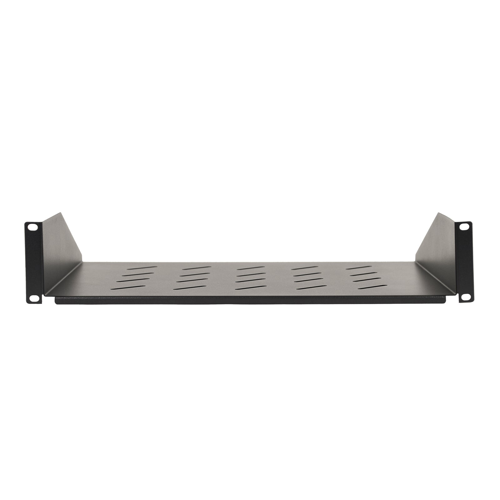 Aeons Universal 2U Rack Mount Vented Cantilever Shelf, 14-inch Depth