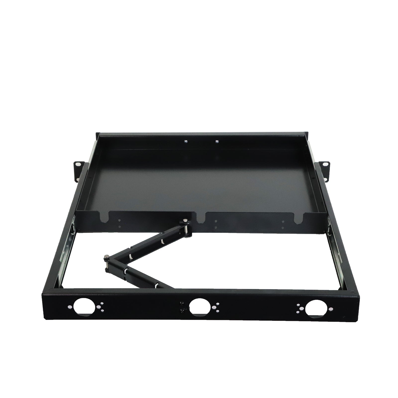 Aeons Premium 1U Rack Mount Sliding Drawer, Server Storage Cabinet Case with Lock