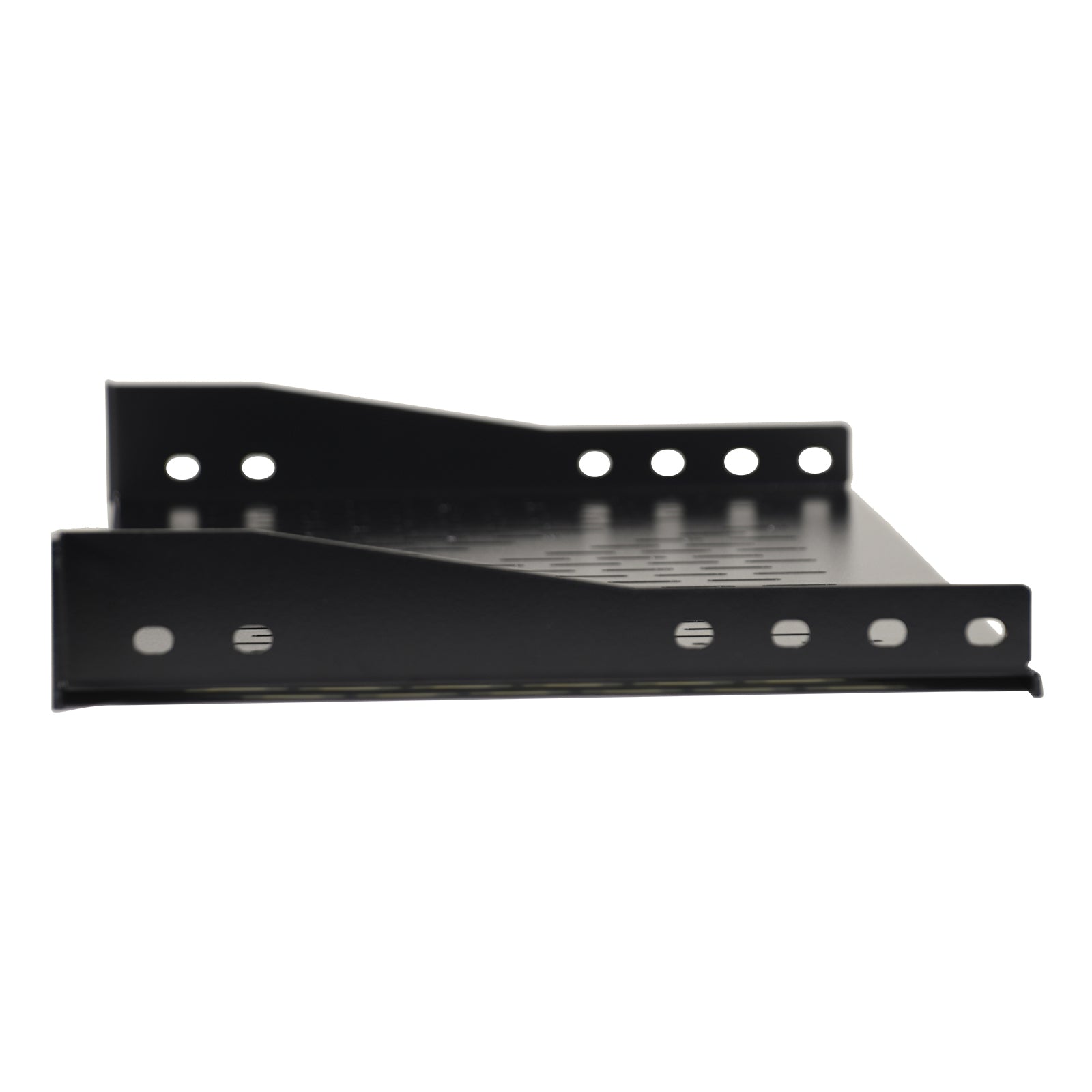Aeons Premium 1U Server Rack Mount Vented Cantilever Shelf, 10-inch Depth, Heavy Duty, 2-Pack