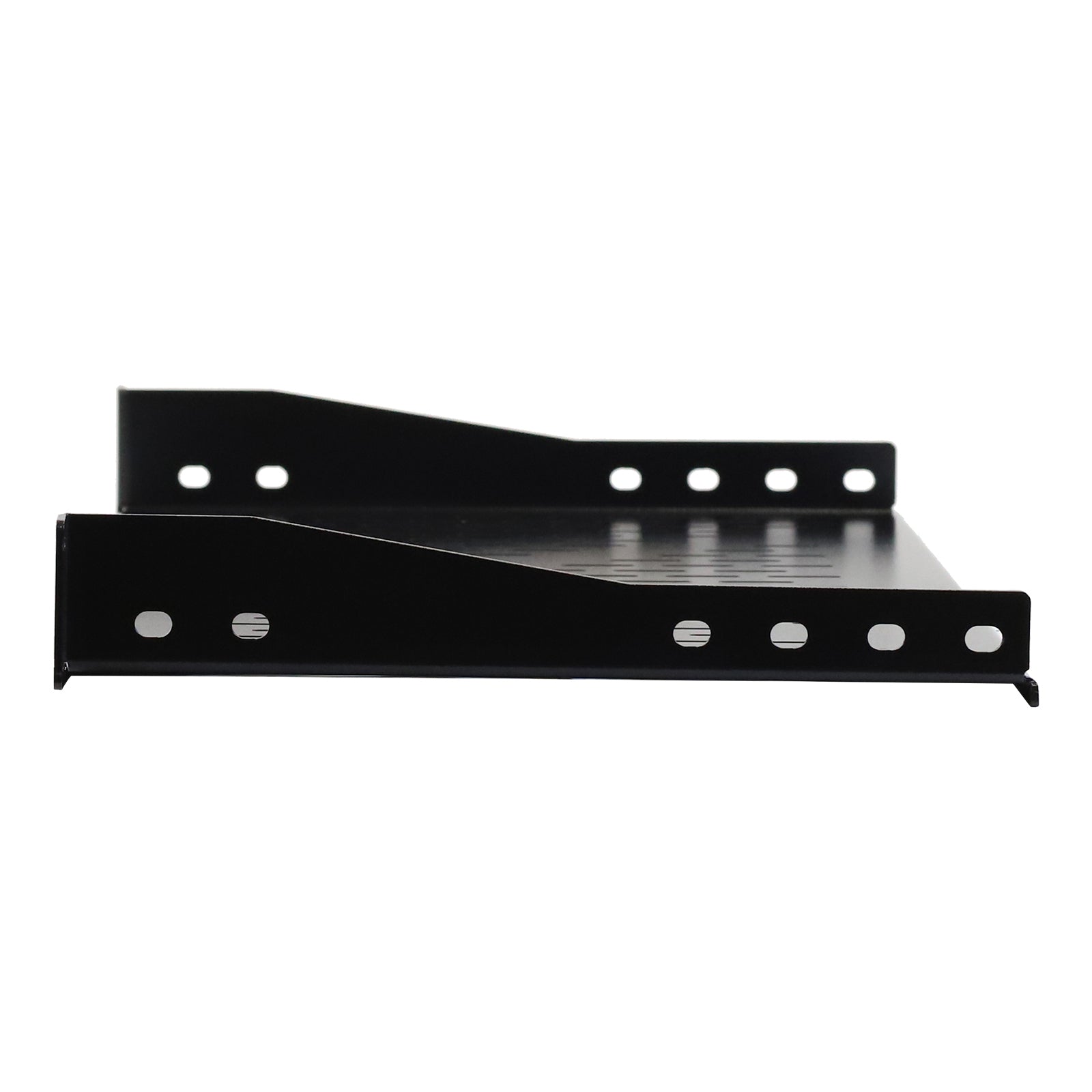 Aeons Premium 1U Server Rack Mount Vented Cantilever Shelf, 10-inch Depth, Heavy Duty, 2-Pack