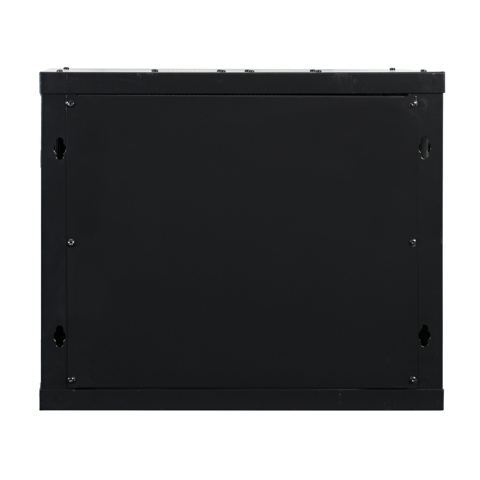 Aeons Pro Series 9U Wall-Mount Rack Cabinet, Switch-Depth, Glass Door