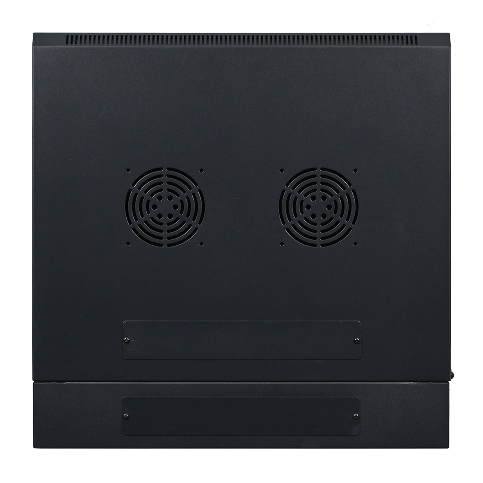 Aeons SB Series 9U Wall-Mount Network Cabinet, Hinged Swing-Out, Mid-Depth, Glass Door