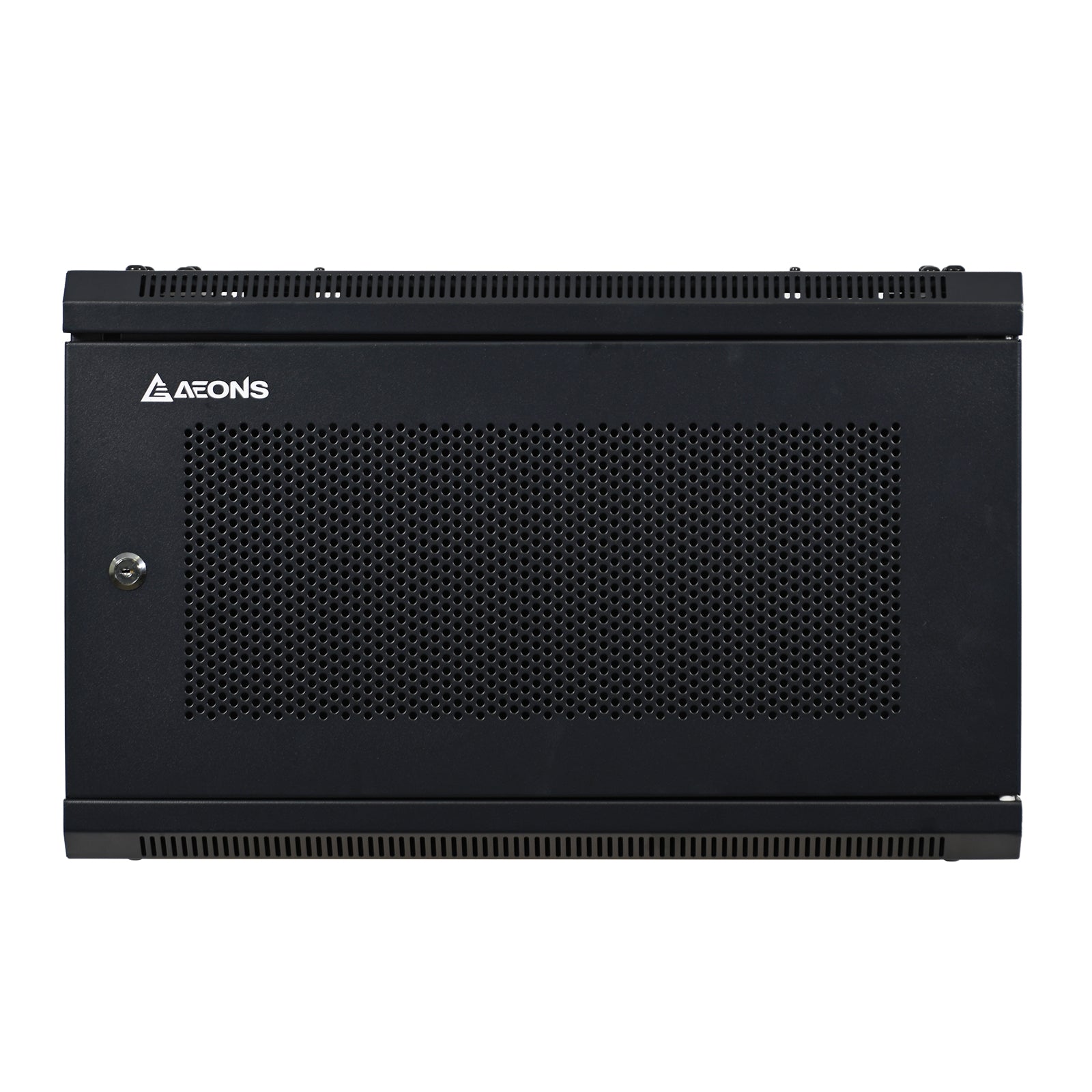 Aeons SP Series 6U Wall-Mount Rack Cabinet, Switch-Depth, Vented Door