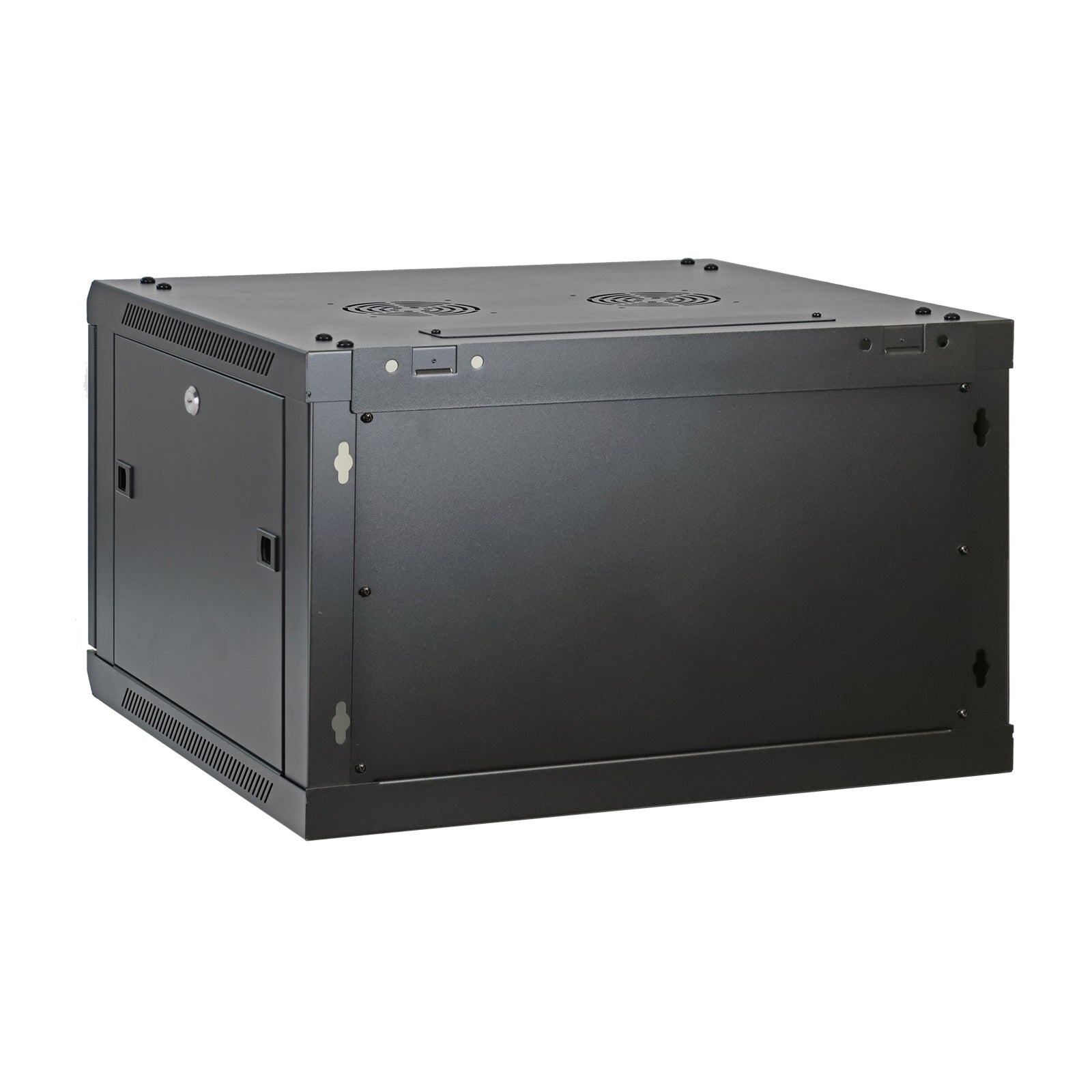 Aeons SP Series 6U Wall-Mount Rack Cabinet, Mid-Depth, Vented Door