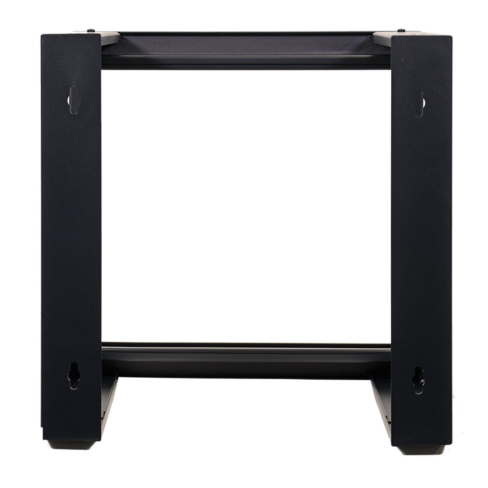 Aeons SBC Series 6U Wall-Mount Open-Frame Rack, Adjustable-Depth, Swing Out Hinged Gate