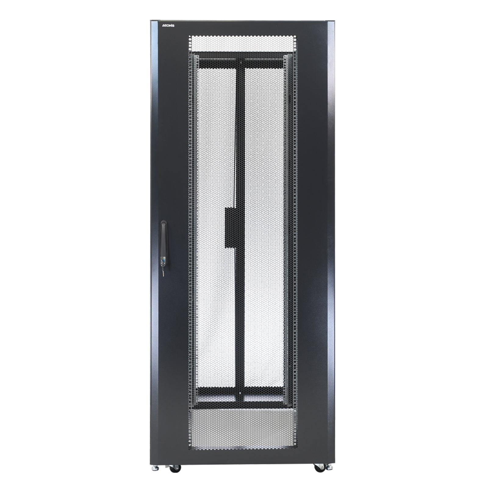 Aeons PF 42U Premium Server Rack Enclosure Cabinet, Extra-Depth Extra-Wide, Secure Modular Data Center