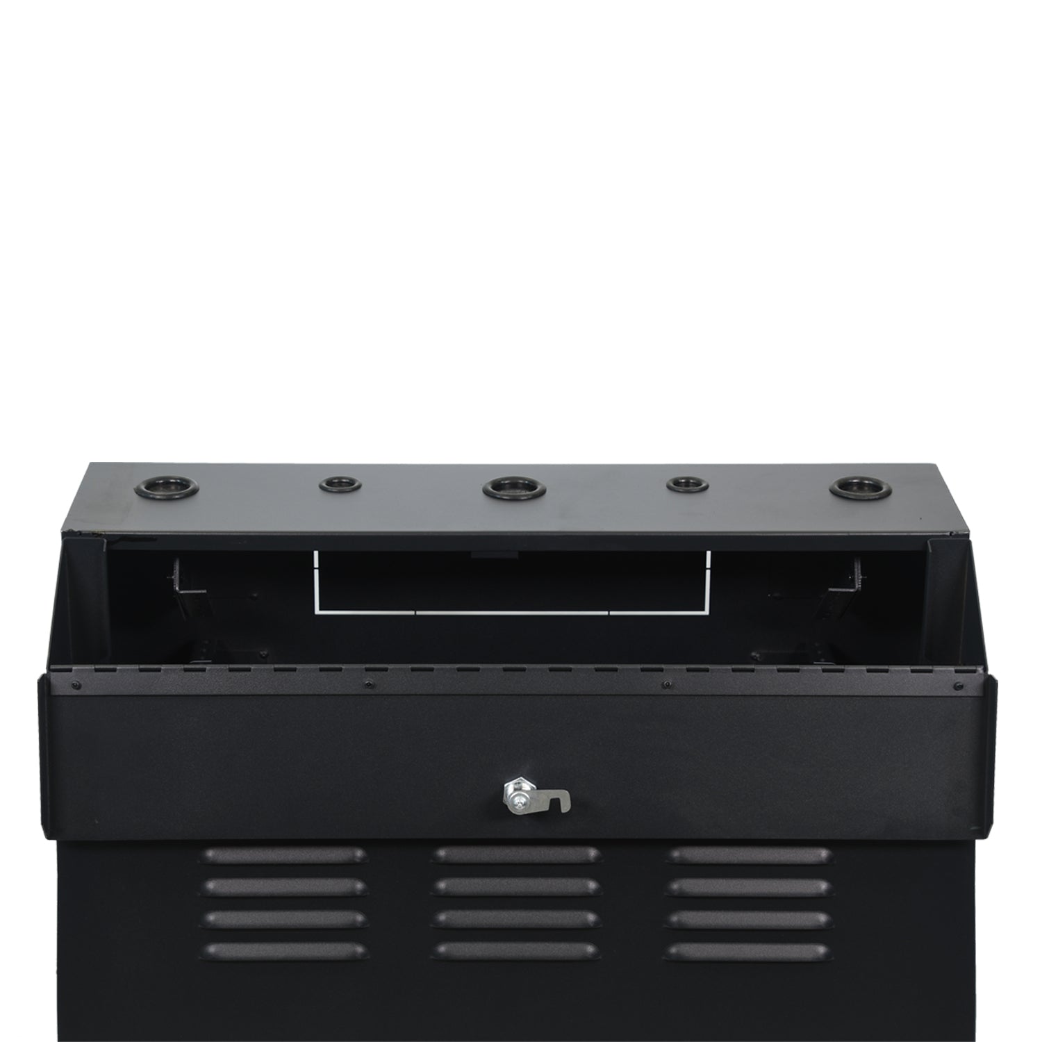 Aeons SWF Series 5U Wall-Mount Rack Cabinet, Mid-Depth, Vertical Mount, Assembled