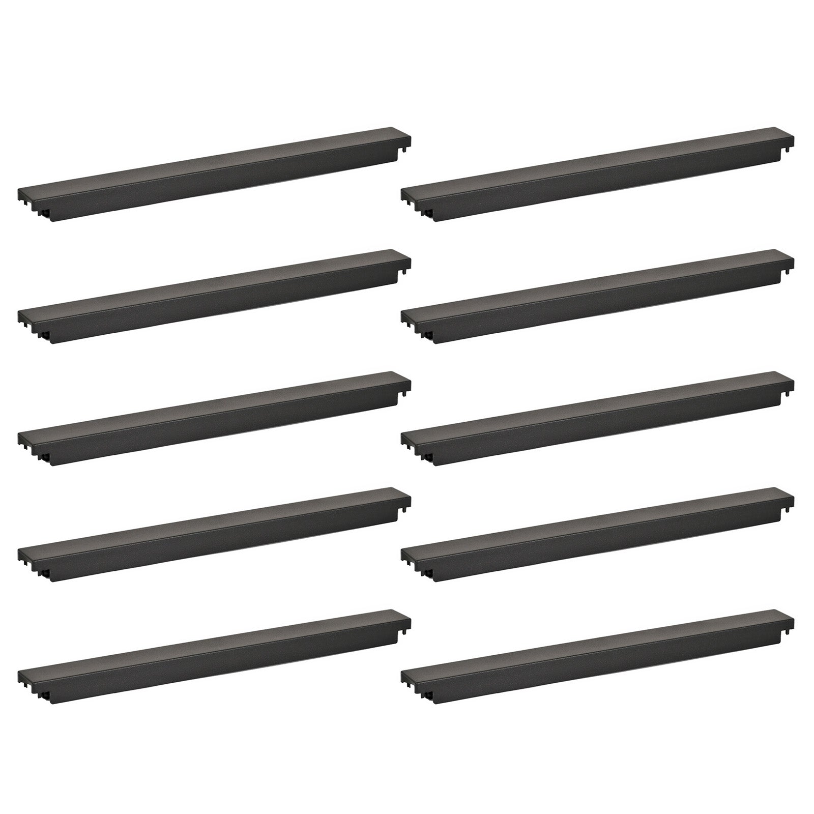Aeons 1U Rack Mount Blank Panel Spacer, Plastic Tool-less Design, 10 Pack